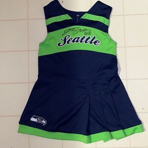 Seattle Seahawks Signed Damian Lewis #68 Cheerleading Jersey 3T